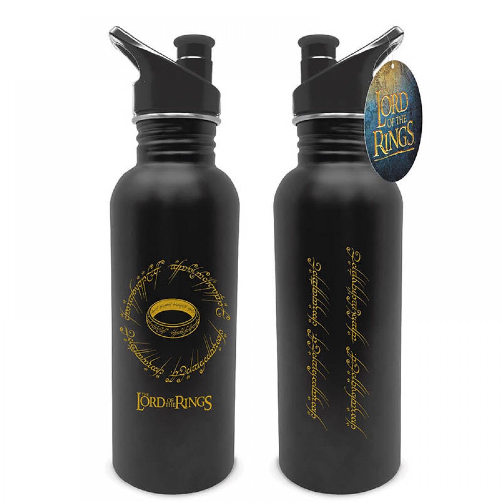 Black Unique Ring canteen bottle black