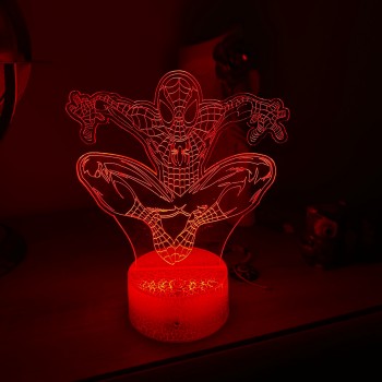 Φωτιστικό Spider-Man 3D Led