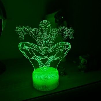 Φωτιστικό Spider-Man 3D Led