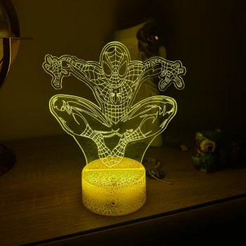 Φωτιστικό Spider-Man 3D Led