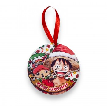 Χριστουγεννιάτικο Κρεμαστό Στολίδι One Piece "Xmas Luff