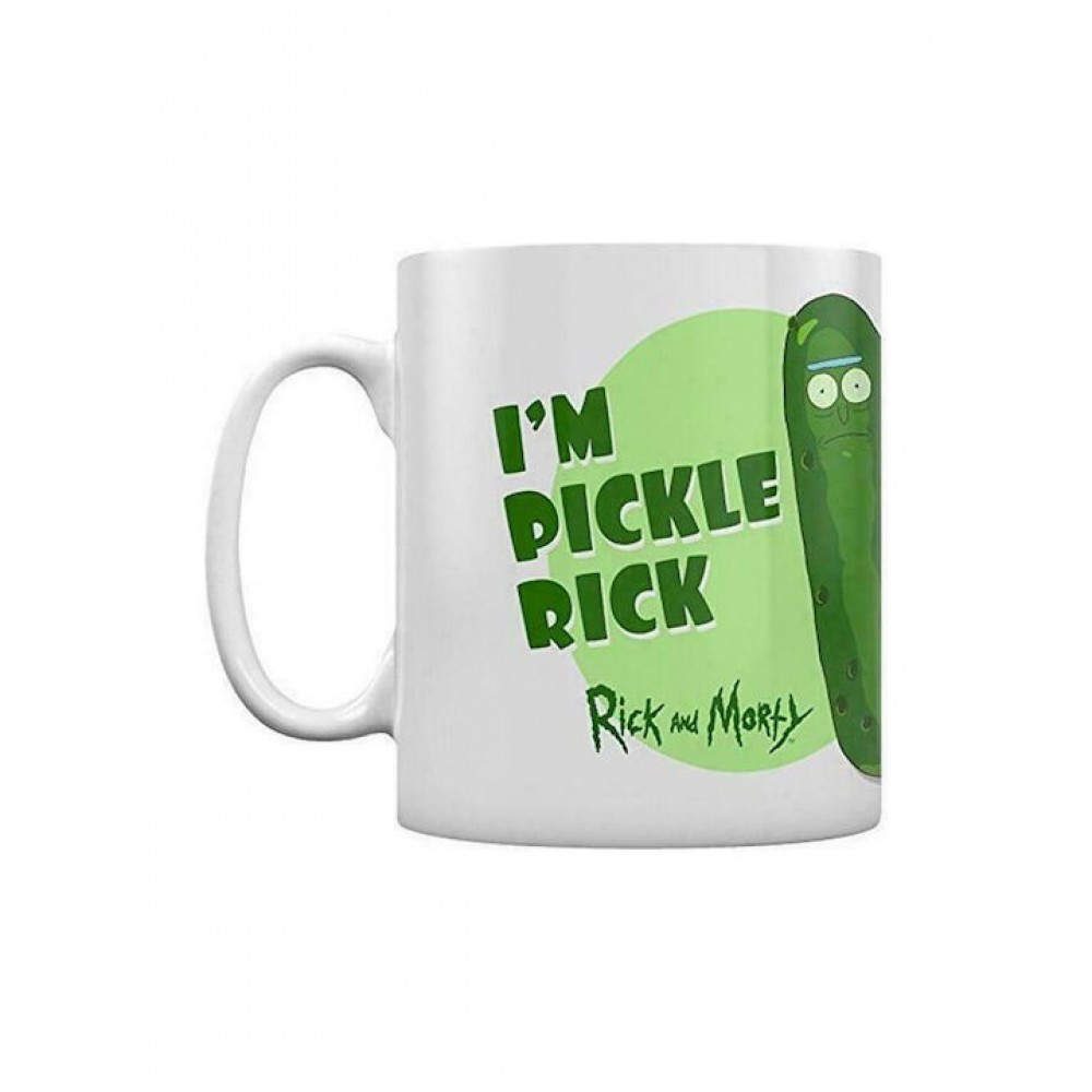 Pickle Rick Κούπα Κεραμική Λευκή 315ml