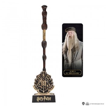 Dumbledore Ραβδί στυλό με stand και 3D σελιδοδείκτη