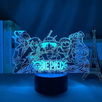 LED 3D Φωτιστικό Illusion Led One Piece Team