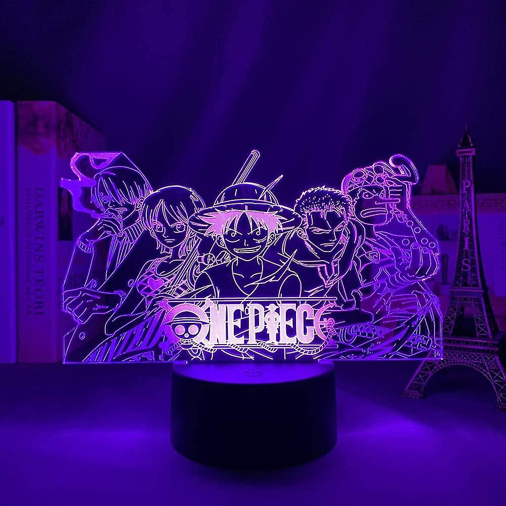 LED 3D Φωτιστικό Illusion Led One Piece Team