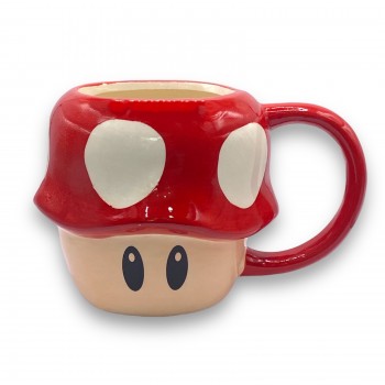 Κούπα 3D Μανιτάρι Super Mario Nintendo -Ceramic 3D Mug 350 m