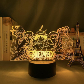 LED 3D Φωτιστικό Illusion Led One Piece Team